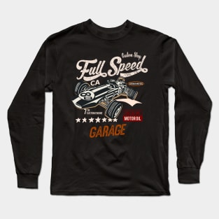 Full Speed Custom Shop Garage racing team Long Sleeve T-Shirt